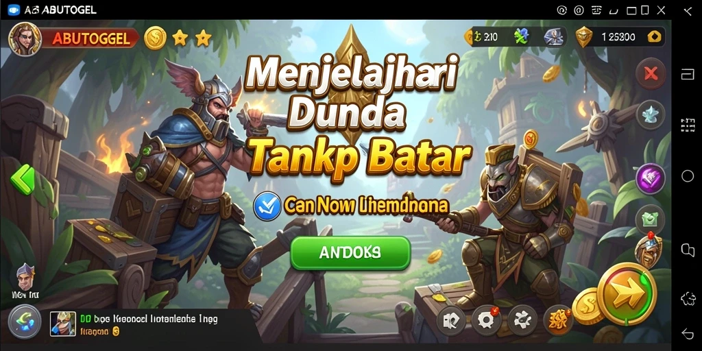 Gameplay menarik ABUTOGEL dalam dunia Open World yang ekspansif.