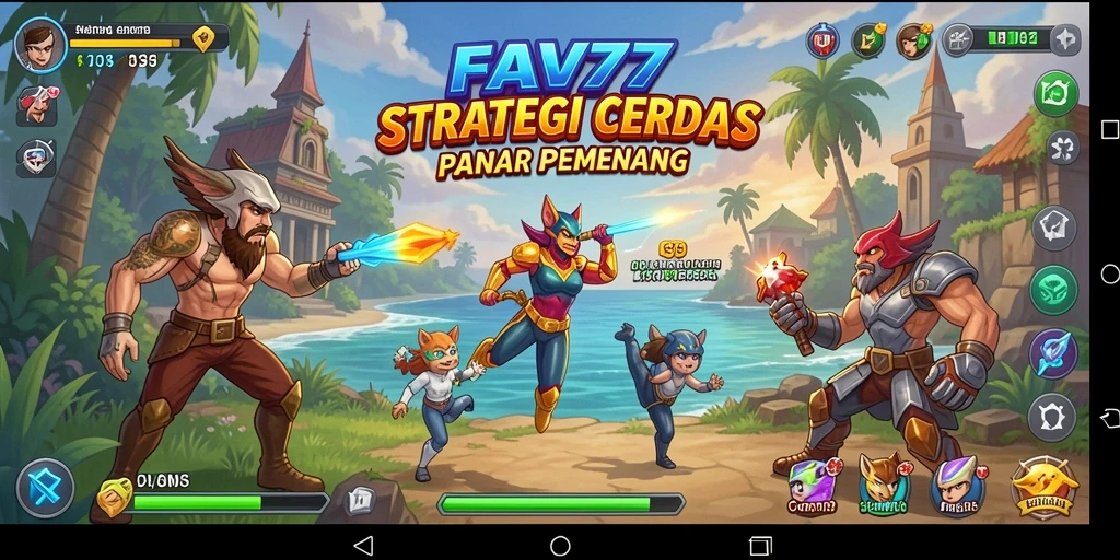 Tampilan gameplay menarik dan strategi cerdas di FAV77.