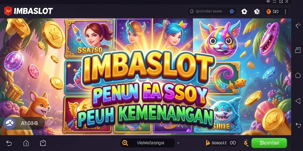 Tampilan menawan dari gameplay IMBASLOT yang mengasyikkan.
