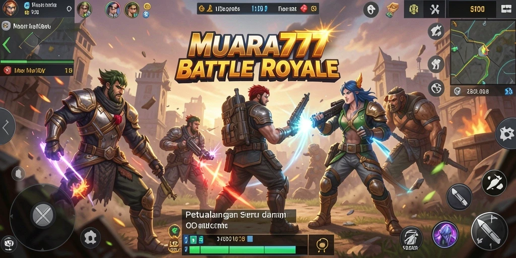 Tampilan utama gameplay MUARA777 yang intens dan mendebarkan.