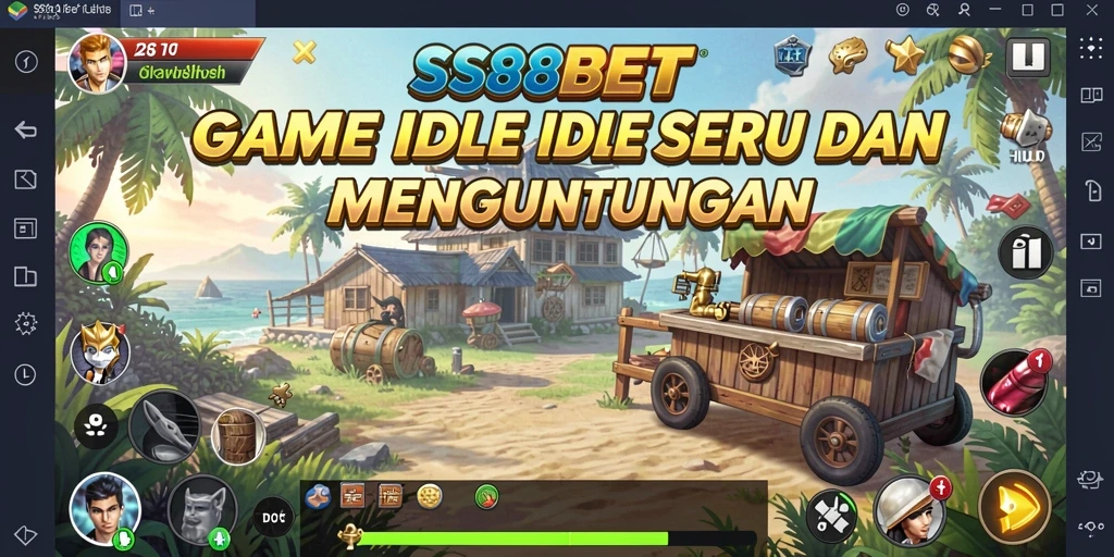 Tampilan gameplay SS88BET yang menawan dan interaktif dalam genre Idle.