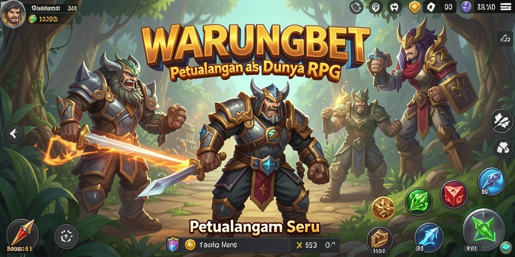 Tampilan menawan dari gameplay RPG WARUNGBET yang penuh aksi.